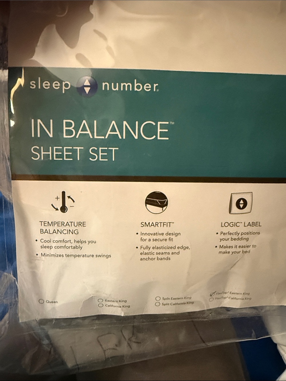 King Size In Balance Sheet Set,  Missing Fitted Sheet - White